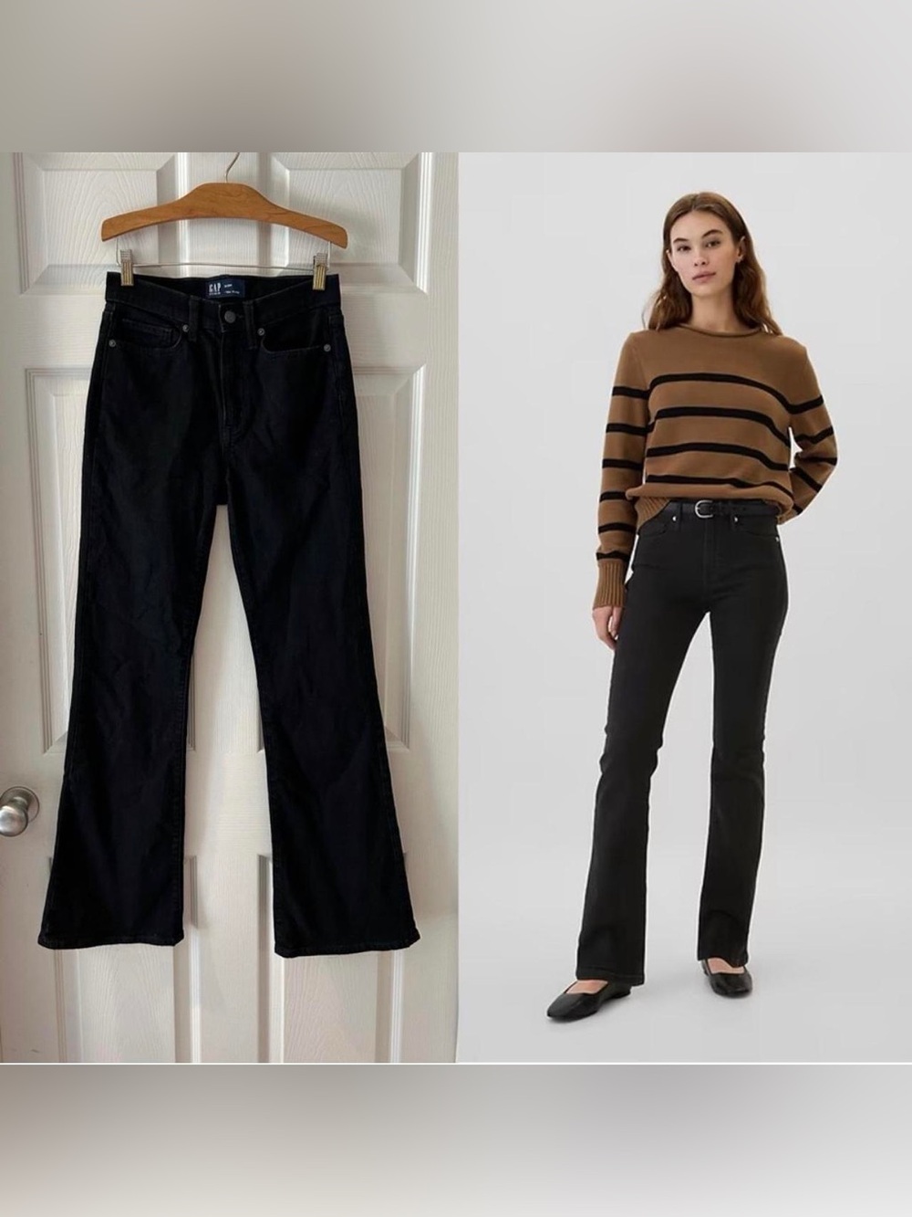 Gap Flare Black Jeans